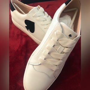 KATE SPADE FEZ LEATHER SNEAKERS